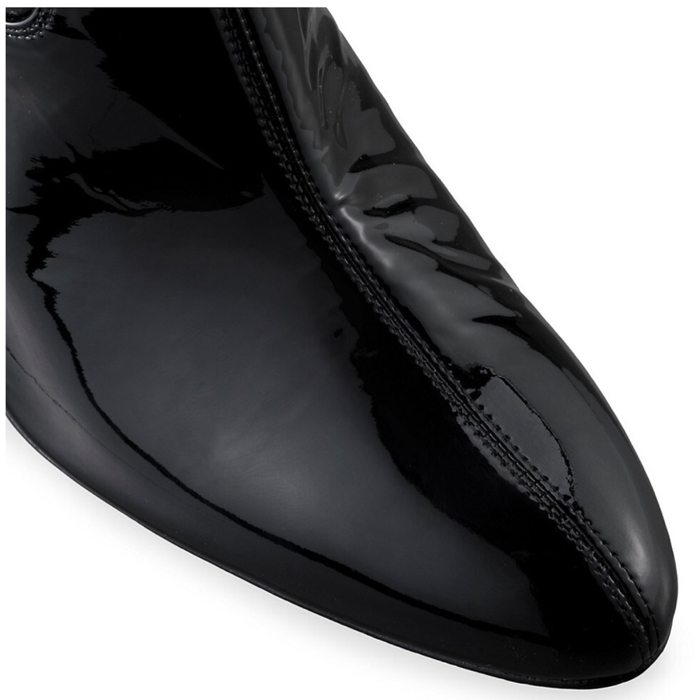 FRAME Le Romy Patent Leather Black Ankle Boots - size 36 - Picture 3 of 3